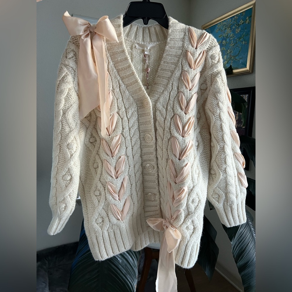 LoveShackFancy Cardigan with tags